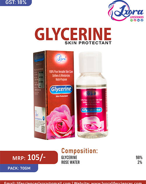 GLYCERINE 98% + ROSE WATER 2%