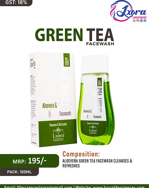 GREEN TEA + ALOEVERA FACEWASH