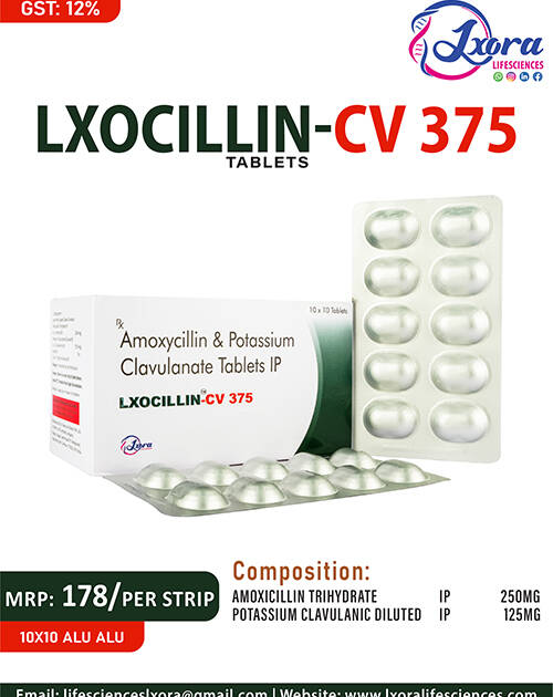LXOCILLIN-CV-375 TAB