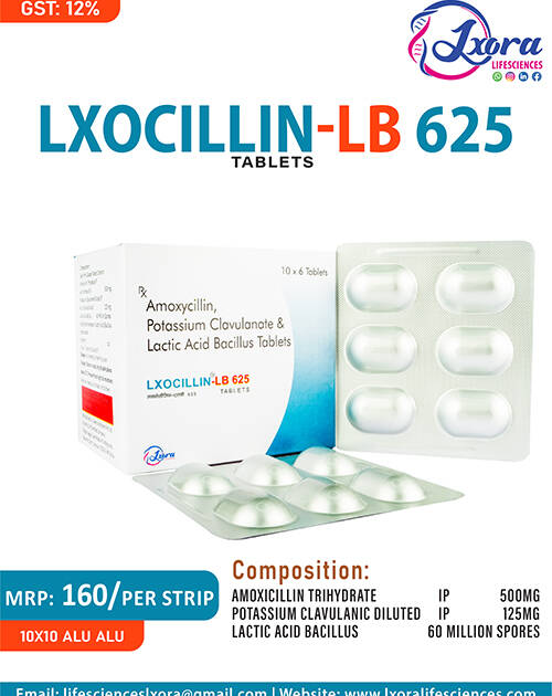 LXOCILLIN-LB -625 TAB