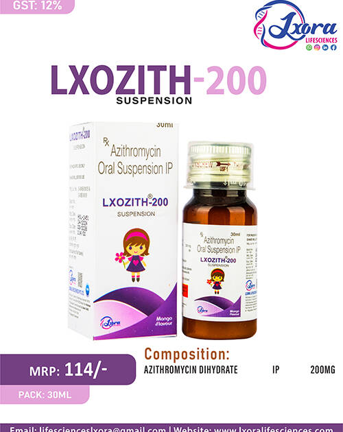 LXOZITH-200 SUSP