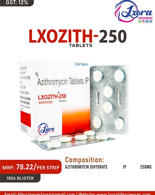 LXOZITH-250 TAB